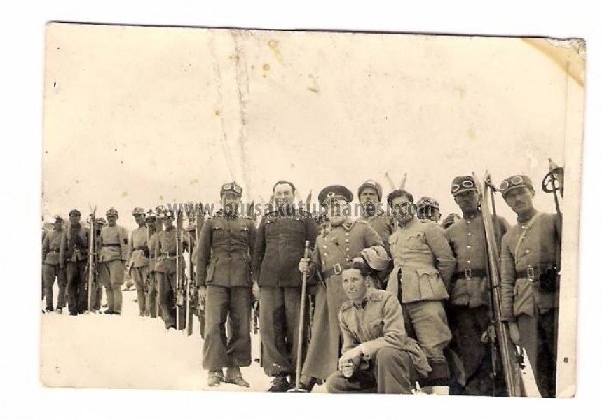 Kirazlıyayla'da askerler.