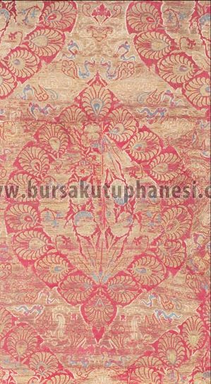 Bursa dokuması kaftan kumaşı 16.yy ikinci yarısı