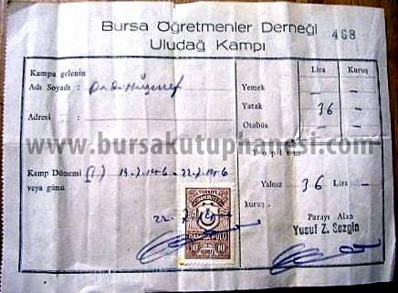 Bursa Öğretmenler Derneği Uludağ Kampı