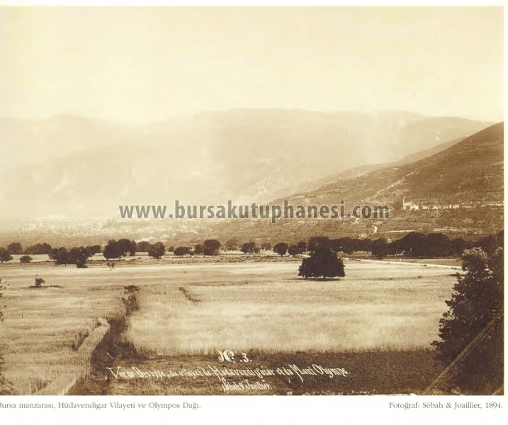 Bursa Manzarası, Hüdavendigar Vilayeti ve Olimpos dağı