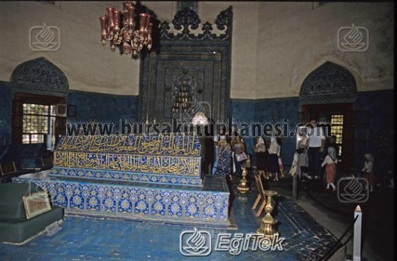 Yeşil Türbe'nin içi 1983