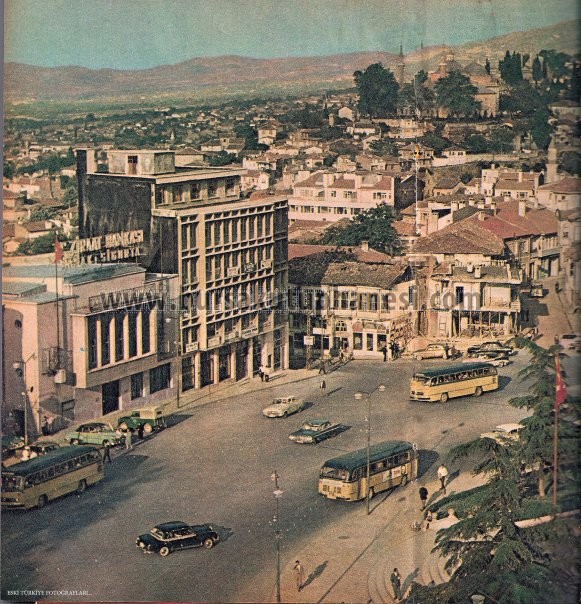 Atatürk Meydanı'ndan Yeşil Semtine bakış.