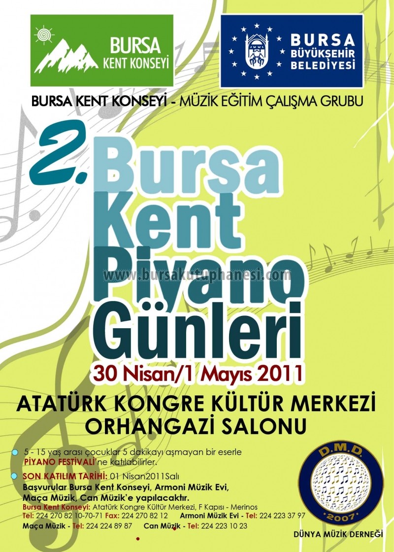 2. Bursa Kent Piyano Günlüğü