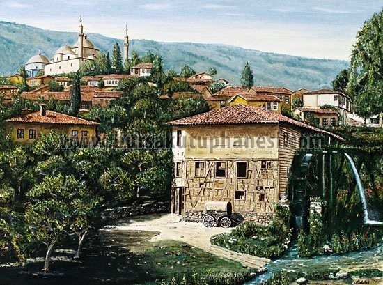 Yeşil Türbe, 1890. Ressamı Abdullah Çavuş.
