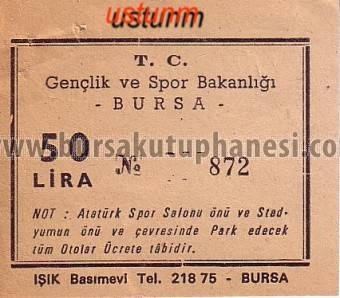 Gençlik ve Spor Bakanlığı Park Bileti