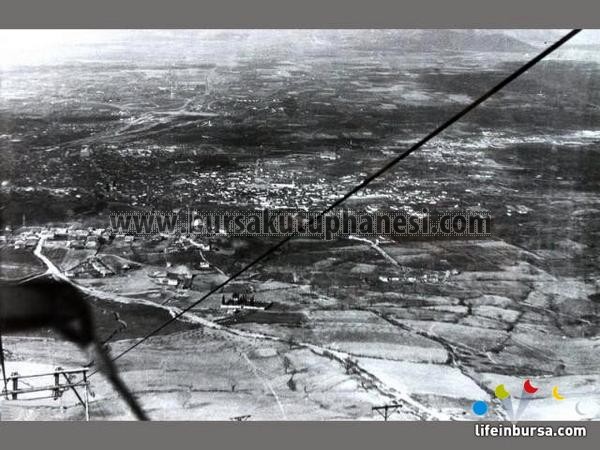 Teleferik'ten Bursa ovası