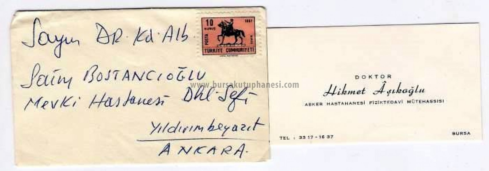 Dr. Hikmet Aşıkoğlu, Askeri Hastane Fizik Tedavi Uzmanı
