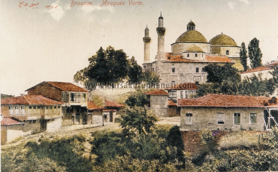 Yeşil Camii kartpostal
