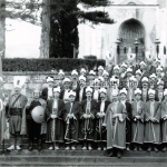 Yeşil Türbe önünde Bursa Mehter Takımı, 1960'lı yıllar