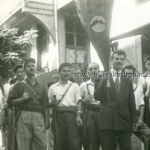 Bayram-Kutlama- Bursanın kurtluş bayramı resmi geçit öncesi emirsultan avcılar kulübü ‎11 eylül 1956 