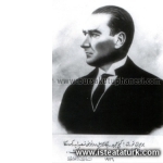Atatürk'ün Dar'ül Elhan (İstanbul Belediye Konservatuarı) öğrencilerine armağan ettiği fotoğraf. (29 Mayıs 1926)