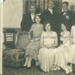 Bursa- bir Balo gecesi-İkinci sıra sağ başta Tayyar Akkeskin,3 üncü Saim Altıok,ilk sıra sağdan 3 üncü Şahsine Altıok-1937-38