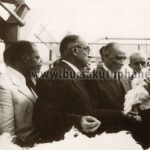 Cumhurbaskani Atatürk, Bursa Merinos Fabrikasi tesislerini gezerken 02.02.1938