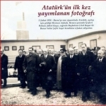Atatürk, Bursa Merinos'ta.