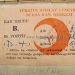Recep Mercan kan grubu kartı