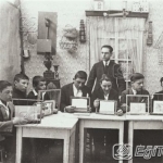 Erkek Orta Mektebi (Okulu) elişi dersi 1928
