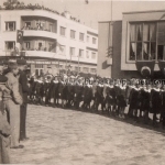 Resmi geçit öğrenciler 1940'lar 