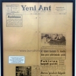 Yeni Ant gazetesinden bir sayfa.