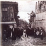 Eski Bursa sokaklarından bir görüntü.
