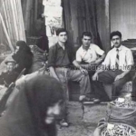 1954 Cumhuriyet Caddesinde Emin Sütçü ve Ali Oktay