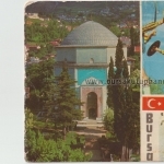 Bursa, kılçkalkan, Uludağ teleferik kartpostal.